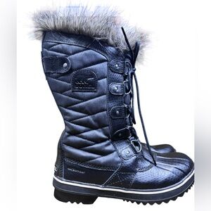 Sorel Tofino II Insulated & Waterproof boots in Black, Stone size 9